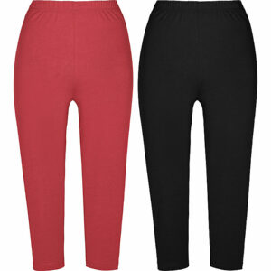 Erwin Müller Single-Jersey Damen-Capri-Leggings im 2er-Pack