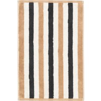 Cawö Handtücher Coast Stripes 6213 - Farbe: anthrazit-natur - 37 - Gästetuch 30x50 cm