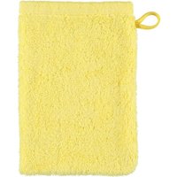 Cawö Handtücher Life Style Uni 7007 - Farbe: lemon - 501 - Waschhandschuh 16x22 cm